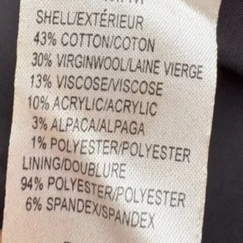 Theory S “Gessa tweed” GUC wool/cotton Black Textured Blazer w/ metallic thread - Picture 9 of 11